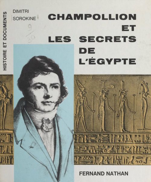 Couverture ebook de Champollion et les secrets de l'Égypte, de Dimitri Sorokine