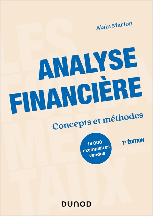 Couverture ebook de Analyse financière - 7e éd, de Alain Marion
