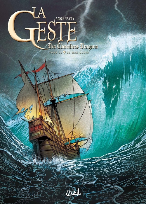 ebook cover of La Geste des Chevaliers Dragons T23 - La Mer close, by  Ange