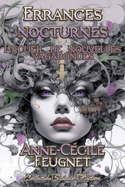 Couverture ebook de Errances Nocturnes, de Anne-Cécile Feugnet