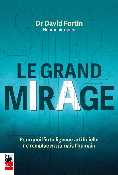 ebook cover of Le grand mirage, by David Fortin