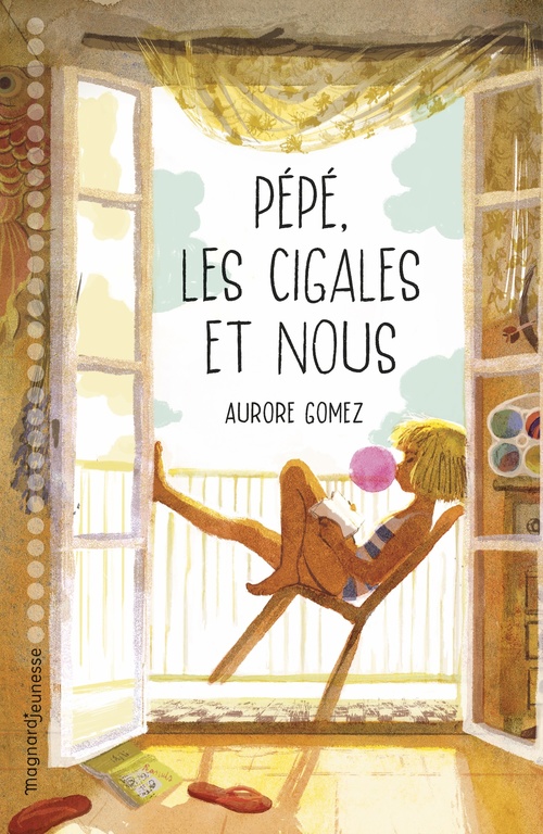 Couverture ebook de Pépé, les cigales et nous !, de Aurore Gomez, Mariachiara Di Giorgio