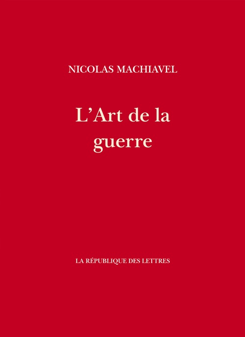 ebook cover of L'Art de la guerre, by Nicolas Machiavel