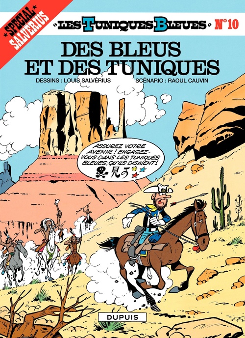 Couverture ebook de Les Tuniques Bleues - Tome 10 - Des bleus et des tuniques, de Louis Salvérius, Raoul Cauvin, Willy Lambil