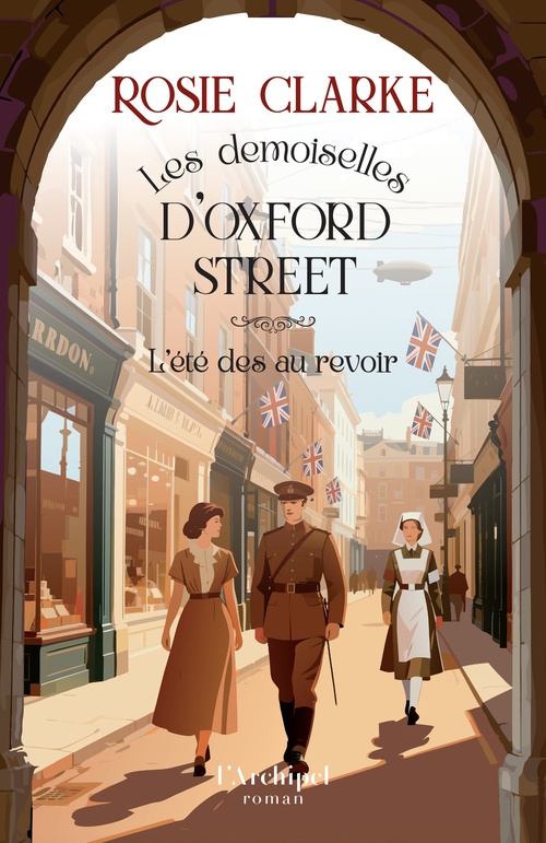 ebook cover of Les demoiselles d'Oxford Street - Tome 3 L'été des au revoir, by Rosie Clarke