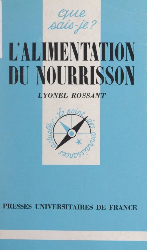 Couverture ebook de L'alimentation du nourrisson, de Lyonel Rossant