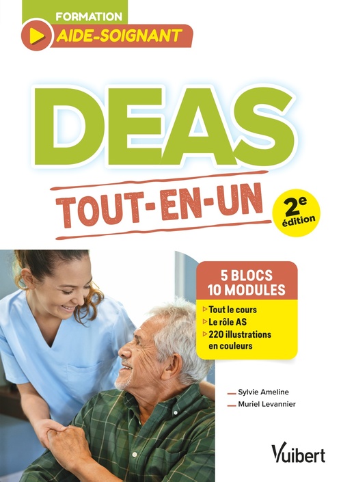 ebook cover of DEAS tout en un - 5 blocs de compétences, 10 modules, by Sylvie Ameline, Muriel Levannier