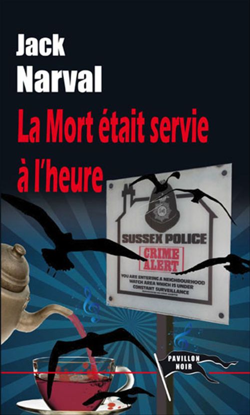 Couverture ebook de La Mort était servie à l'heure, de Jack Narval
