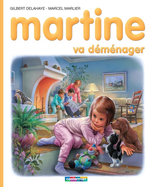 Couverture ebook de Martine va déménager, de Gilbert Delahaye, Marcel Marlier