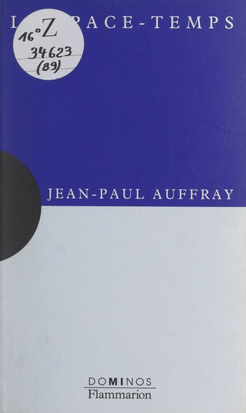 Couverture ebook de L'espace-temps, de Jean-paul Auffray