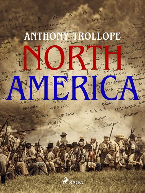 ebook cover of North America, by Anthony Trollope