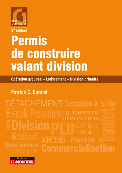 ebook cover of Permis de construire valant division, by Patrick E. Durand