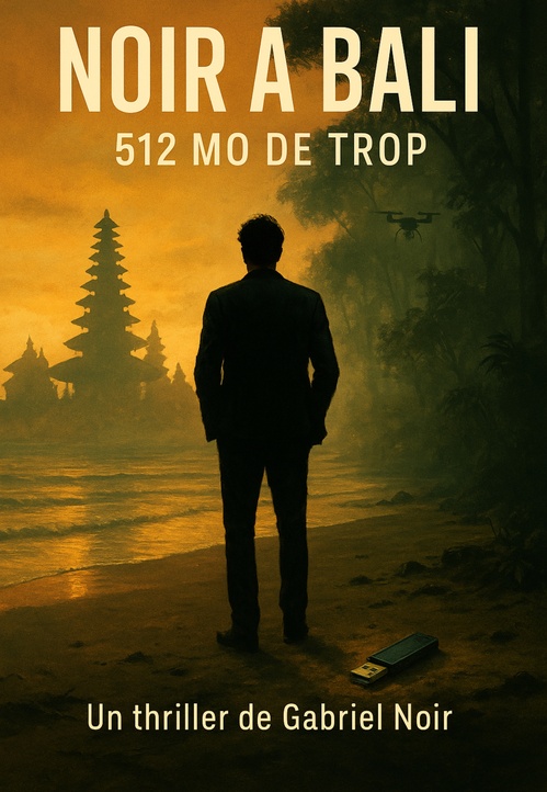 ebook cover of Noir à Bali, by Gabriel Noir