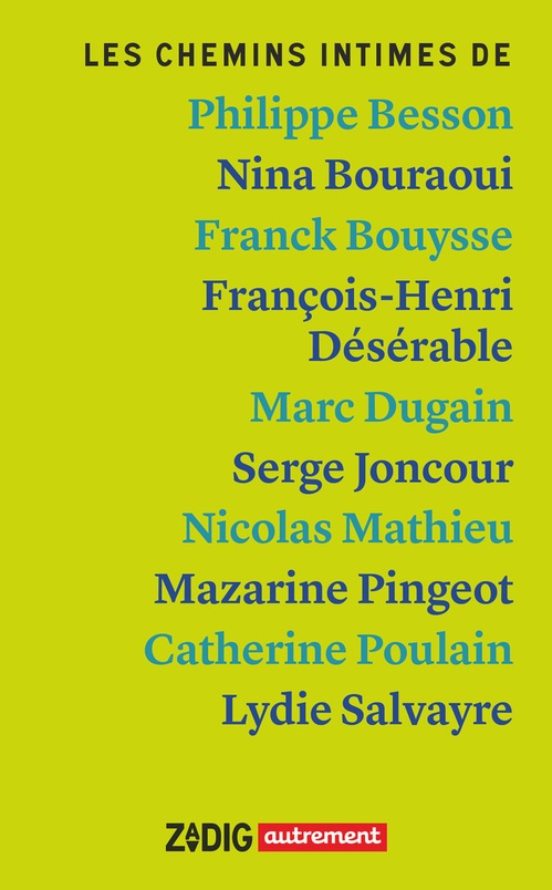 Couverture ebook de Les chemins intimes, de Collectif