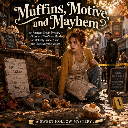 Couverture audiobook de Muffins, Motive, and Mayhem, de R. Clare Underwood