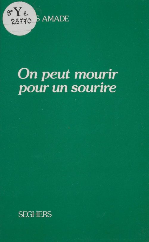 Couverture ebook de On peut mourir pour un sourire, de Louis Amade
