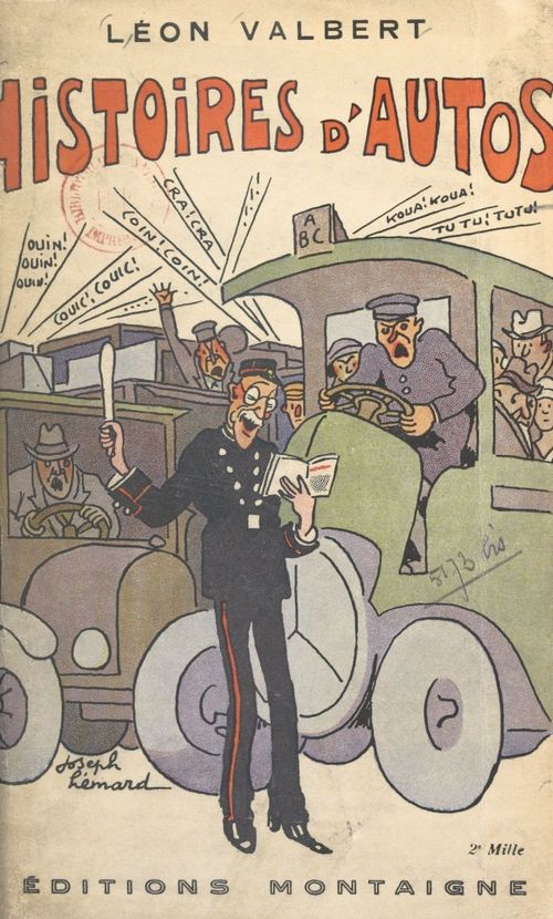 Couverture ebook de Histoires d'autos, de Leon Valbert