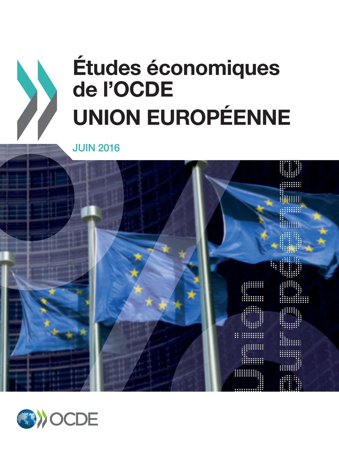 Couverture ebook de Études économiques de l'OCDE : Union européenne 2016, de Collectif