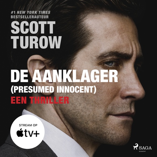 audiobook cover of De aanklager ('Presumed Innocent'), by Scott Turow