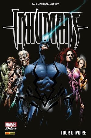 Couverture ebook de Inhumans  - Tour d'ivoire, de Paul Jenkins, Jae Lee