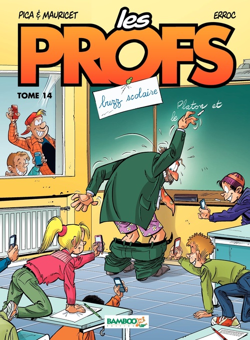 Couverture ebook de Les Profs - Tome 14 - Buzz scolaire, de Erroc, Pica