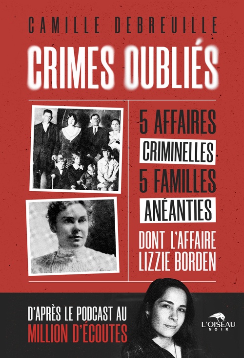Couverture ebook de Crimes oubliés, de Camille Debreuille