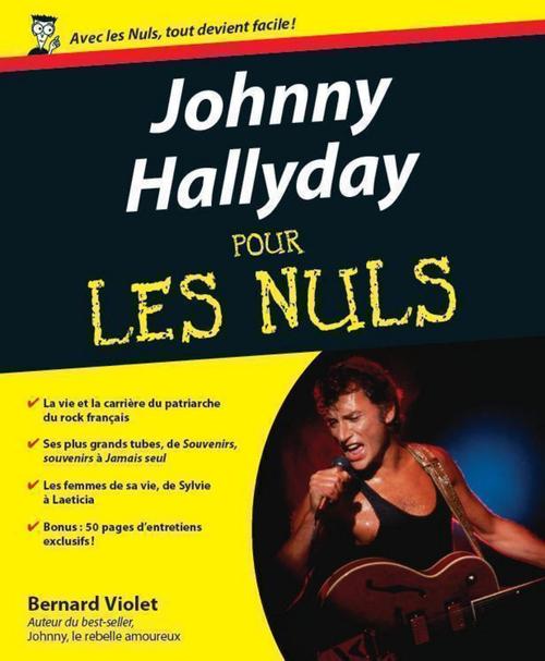 ebook cover of Johnny Hallyday pour les nuls, by Bernard Violet