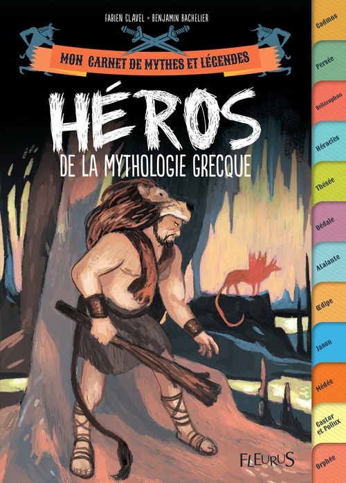 ebook cover of Héros de la mythologie grecque, by Fabien Clavel, Benjamin Bachelier