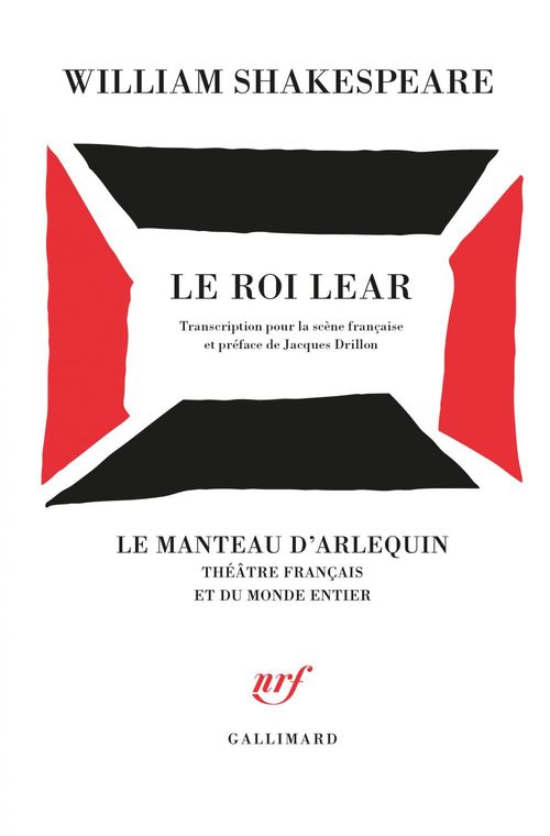 ebook cover of Le Roi Lear, by William Shakespeare