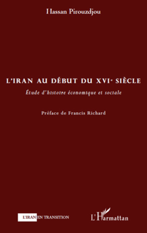 ebook cover of L'Iran au début du XVIe siècle, by Hassan Pirouzdjou