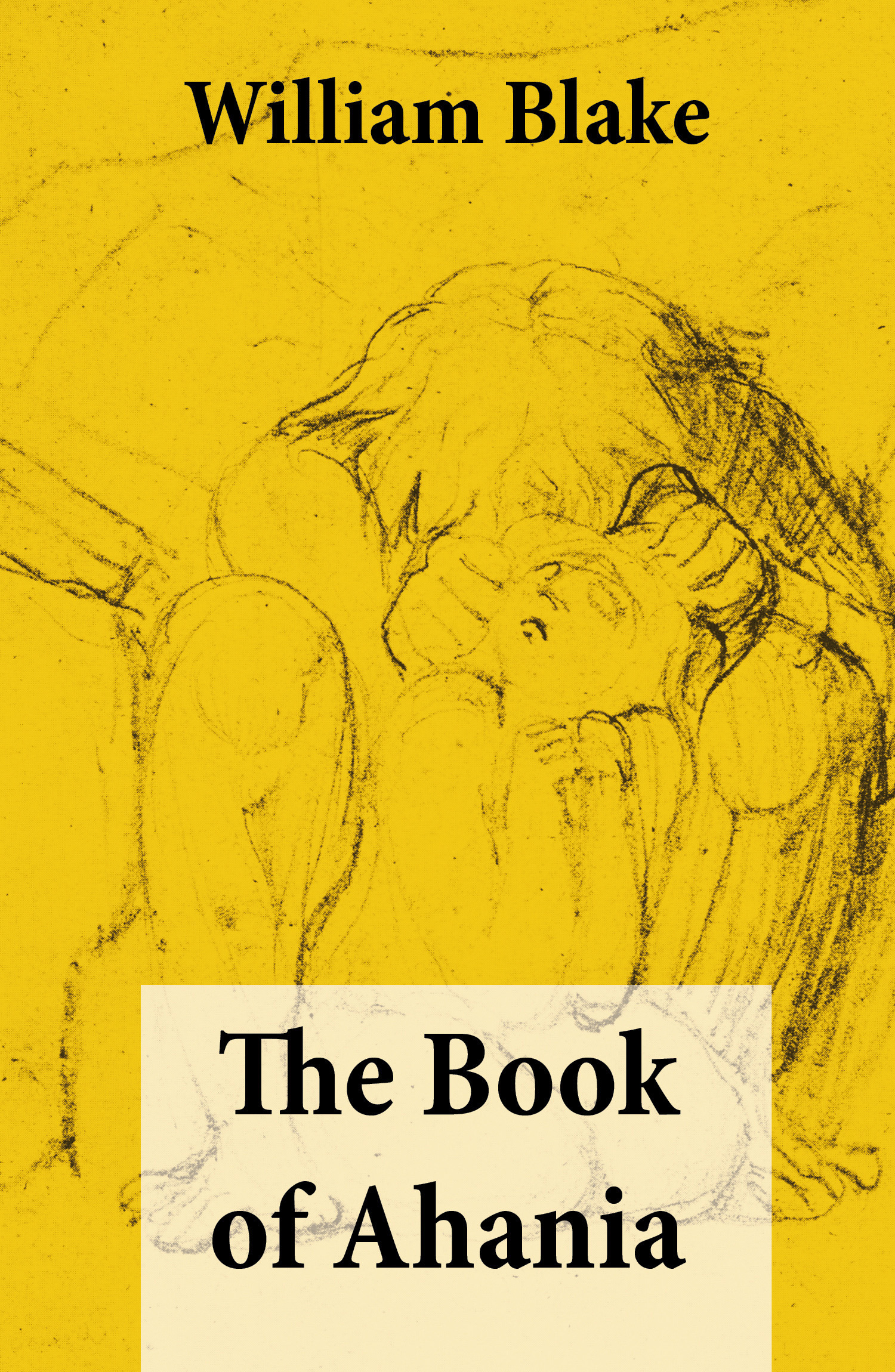 ebook cover of The Book of Ahania (Illuminated Manuscript with the Original Illustrations of William Blake), by William Blake