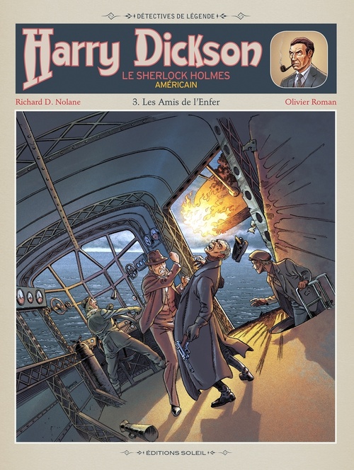 ebook cover of Harry Dickson T03 - Les Amis de l'Enfer, by Richard D. Nolane