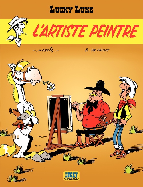 Couverture ebook de Lucky Luke - Tome 40 - L'Artiste peintre, de Bob De Groot, Morris
