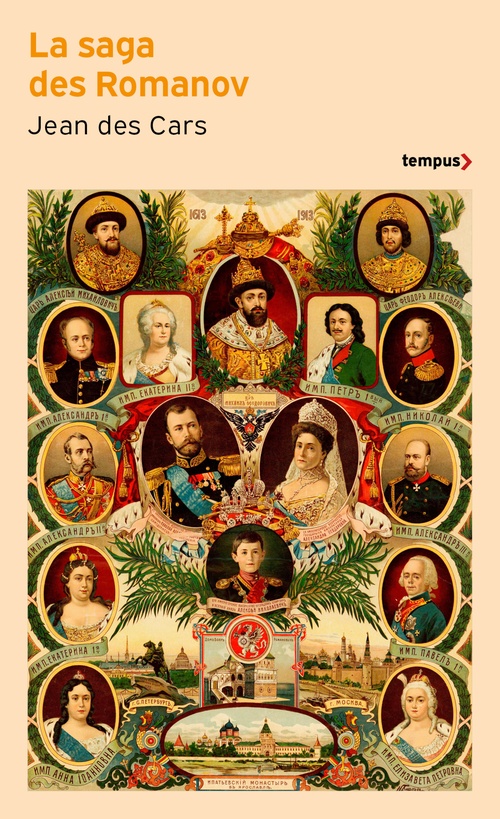 ebook cover of La saga des Romanov, by Jean des Cars