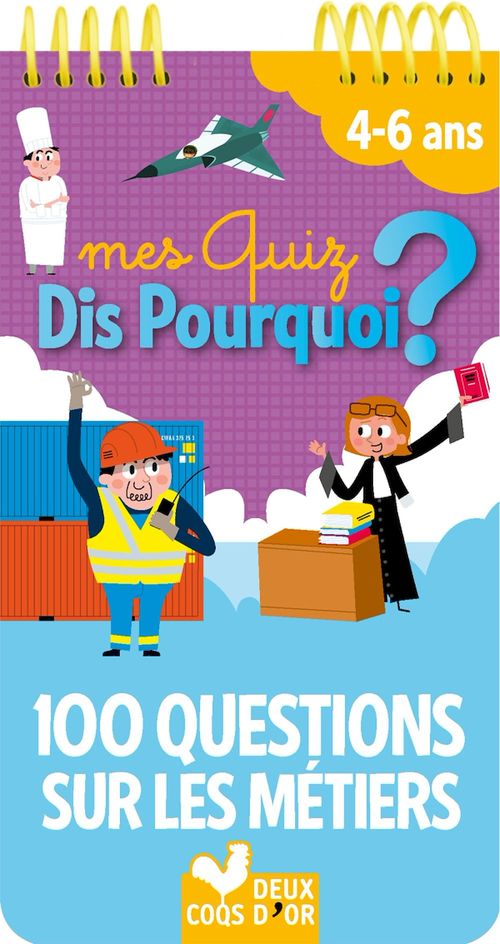 ebook cover of 100 questions sur les métiers, by Patrick Morize, Claire Wortemann