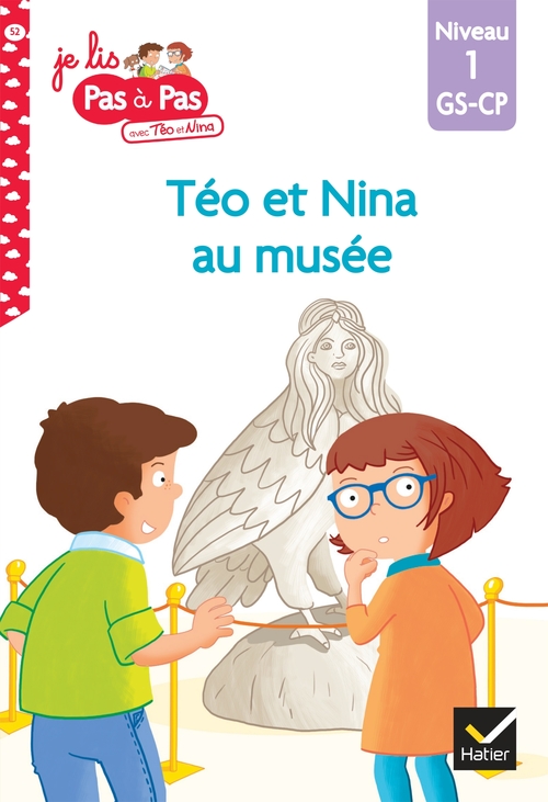 ebook cover of Téo et Nina GS-CP niveau 1 - Téo et Nina au musée, by Isabelle Chavigny, Marie-Hélène Van Tilbeurgh