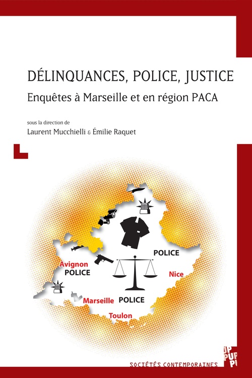 Couverture ebook de Délinquances, police, justice, de