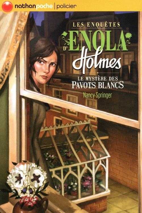 ebook cover of Enola T3 : le mystère des pavots blancs, by Nancy Springer