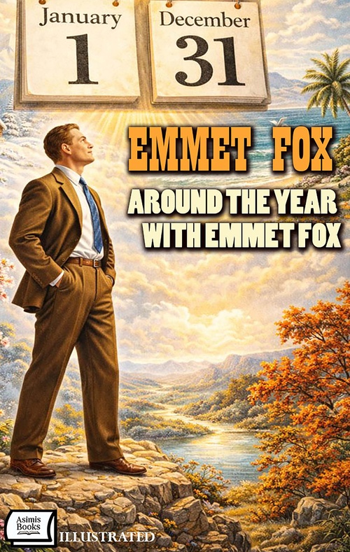 ebook cover of Around the Year with Emmet Fox. Illustrated, by Emmet Fox