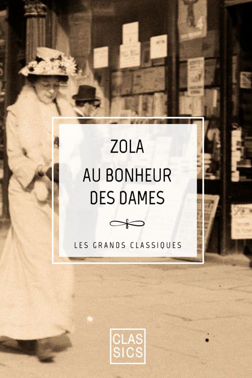 ebook cover of Au bonheur des dames, by Emile Zola