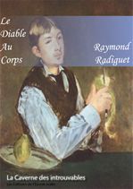 Couverture ebook de Le Diable au corps, de Raymond Radiguet