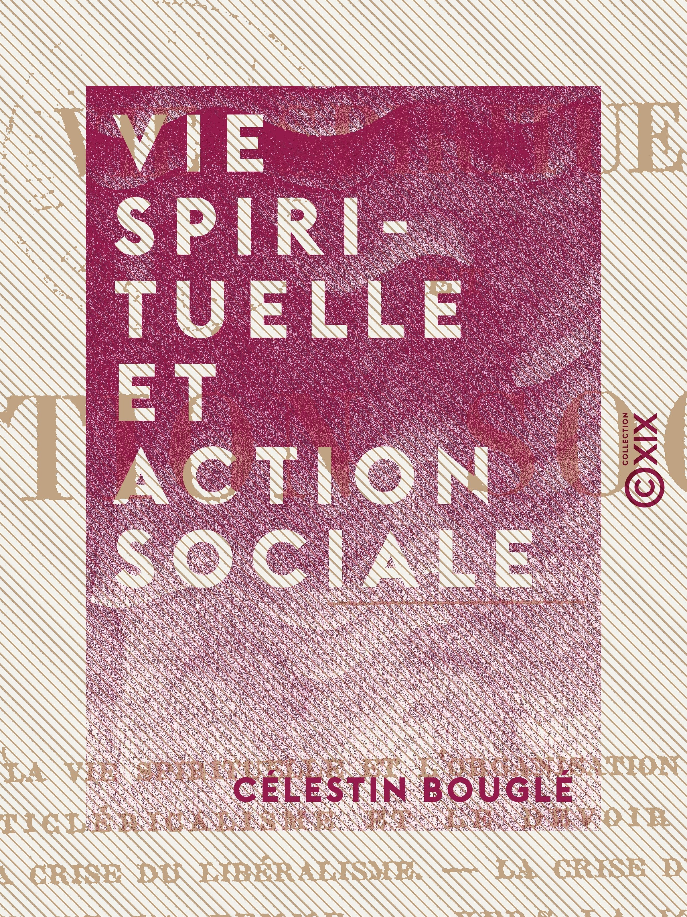 ebook cover of Vie spirituelle et action sociale, by Celestin Bougle