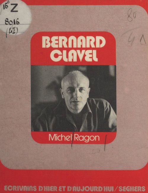 ebook cover of Bernard Clavel, by Michel Ragon