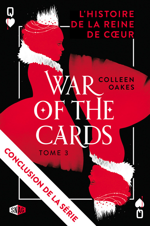 Couverture ebook de War of the cards : L'histoire de la reine de coeur, de Colleen Oakes