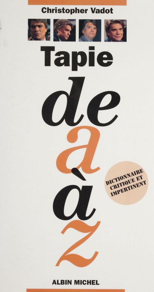 ebook cover of Tapie de A à Z, by Vado Christopher