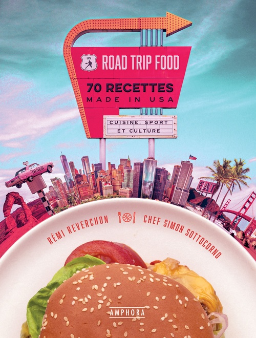 Couverture ebook de Road Trip Food, de Simon Sottocorno, Rémi Reverchon