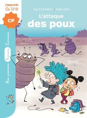 Couverture ebook de Un sorcier à l'école - L'attaque des poux, de Ingrid Chabbert
