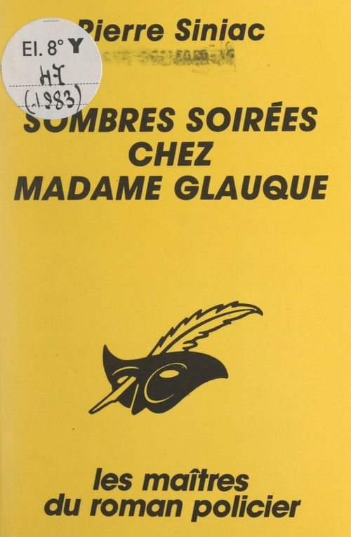 Couverture ebook de Sombres soirées chez Madame Glauque, de Pierre Siniac