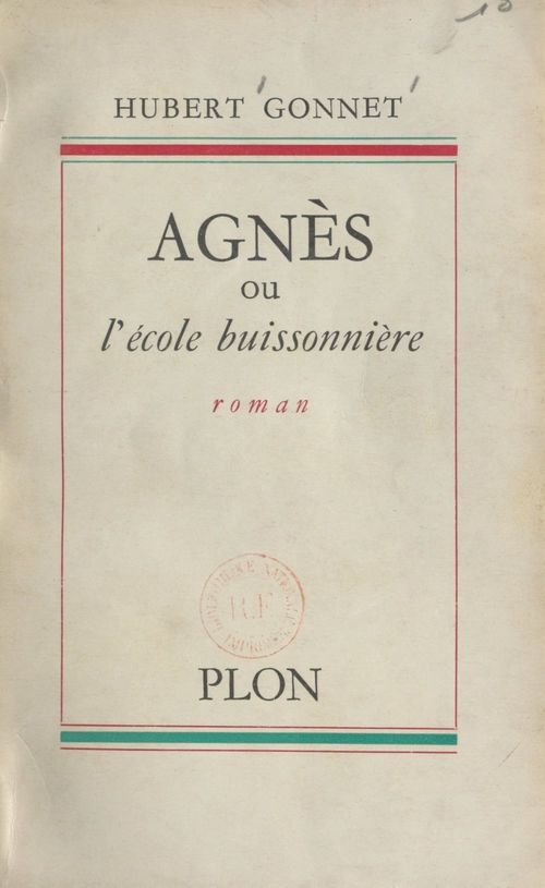 ebook cover of Agnès, by Hubert Gonnet