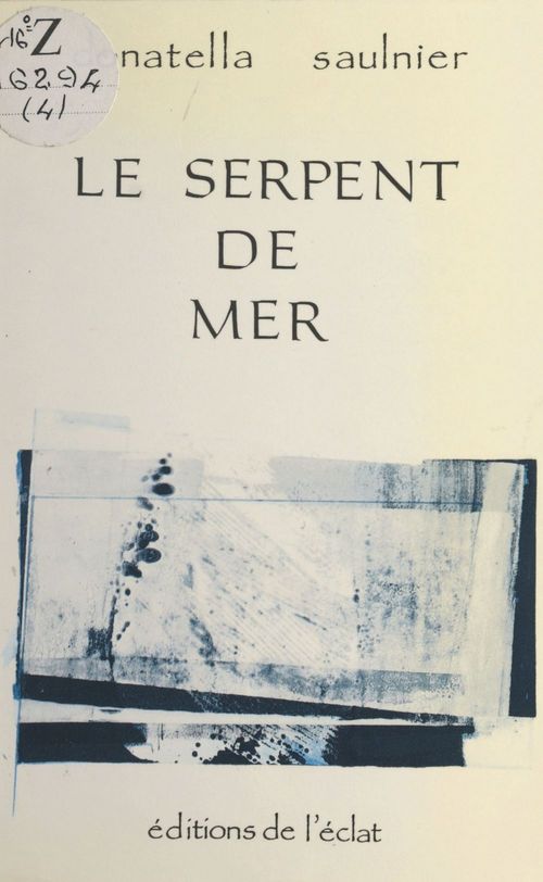 ebook cover of Le serpent de mer, by Donatella Saulnier